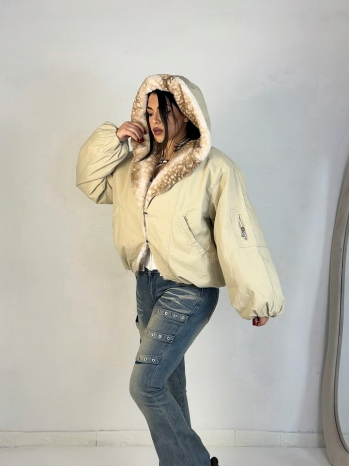 Giubbotto con eco pelliccia “Kylie”