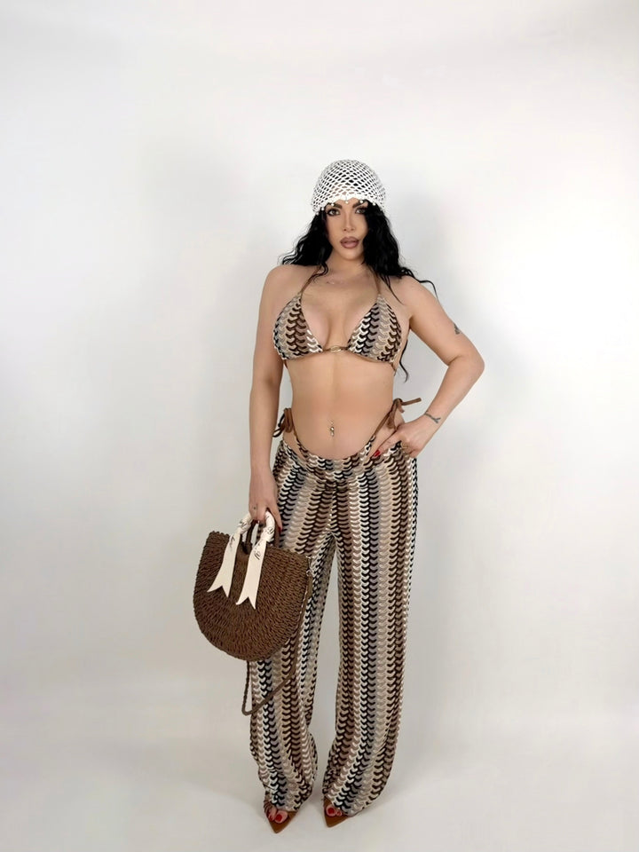 Set costume e pantaloni copricostume “Onda”