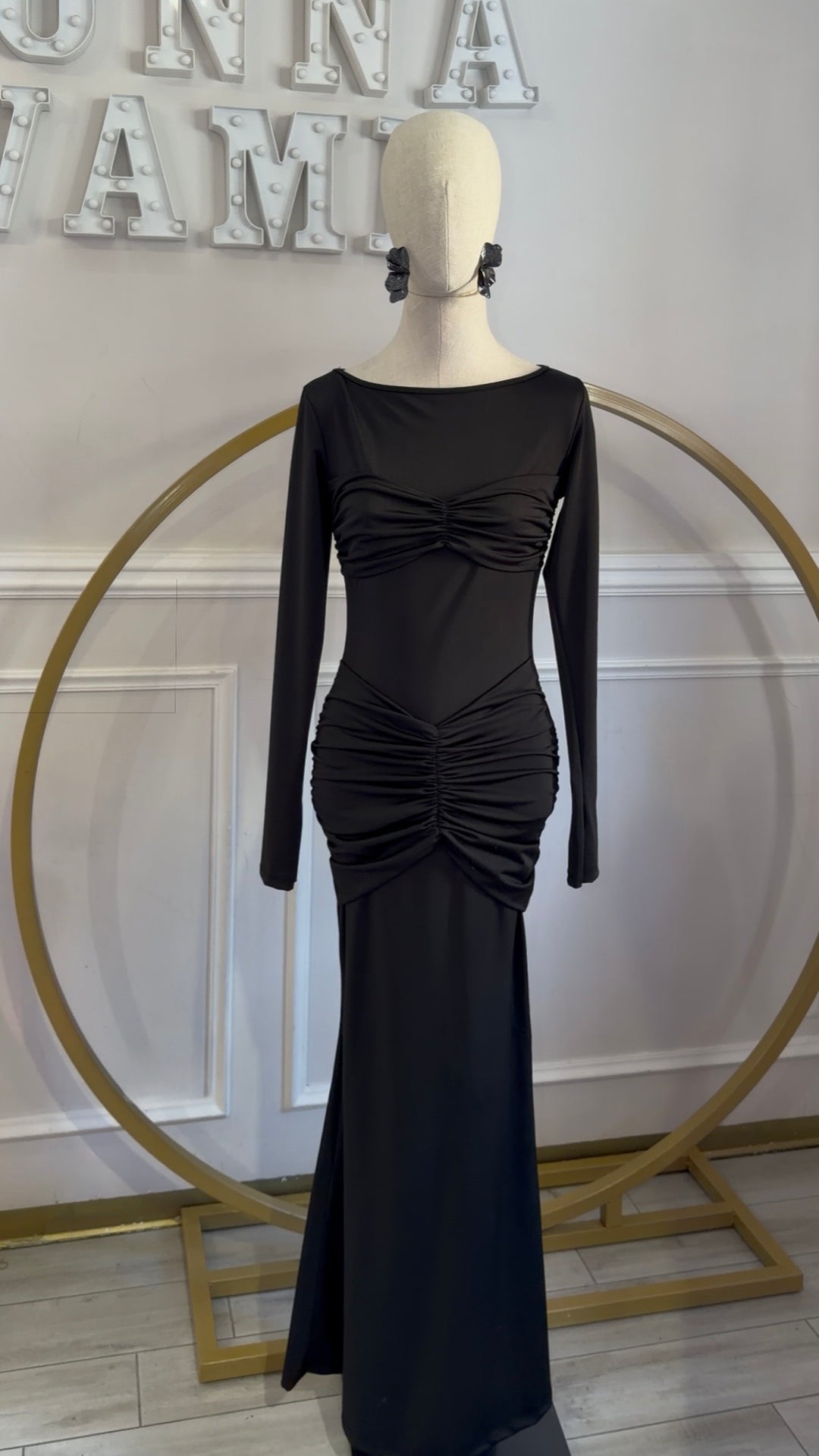 Abito lungo a sirena “Nausica”