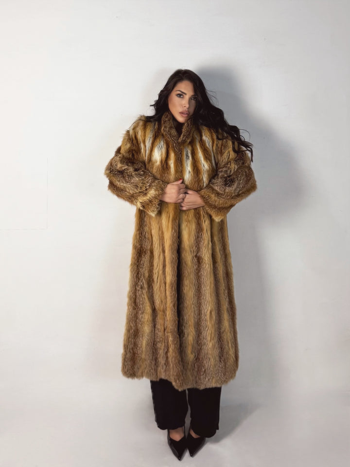 Pelliccia in marmotta Vintage 38