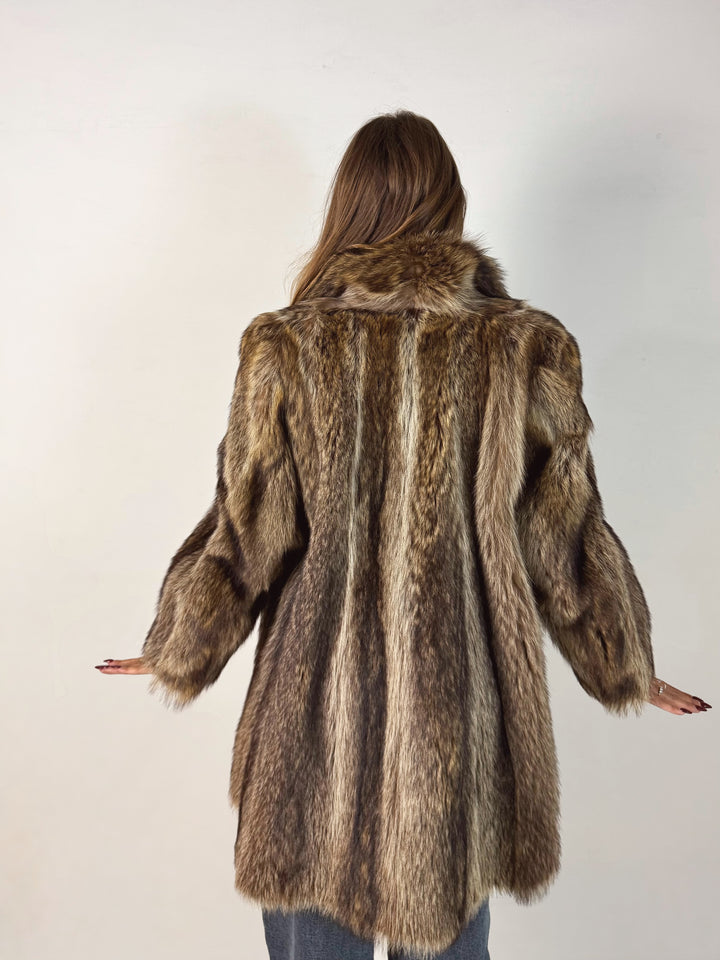 Pelliccia in marmotta Vintage 35