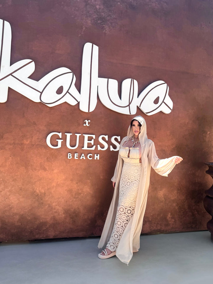 Kimono con cappuccio “Kalua”