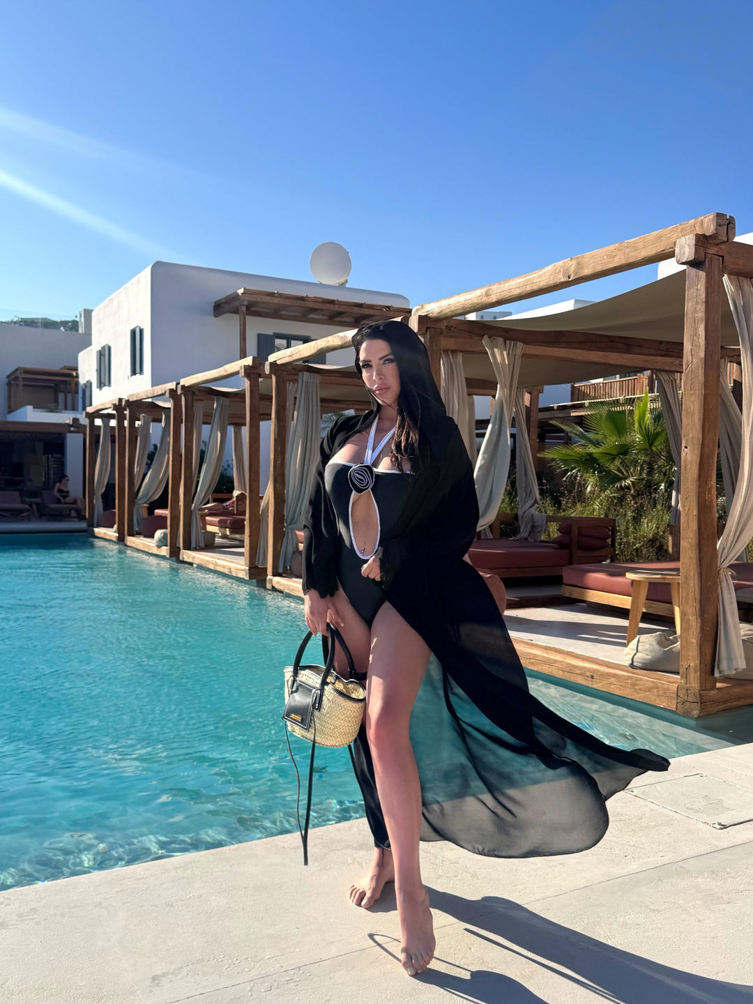 Kimono con cappuccio “Kalua”