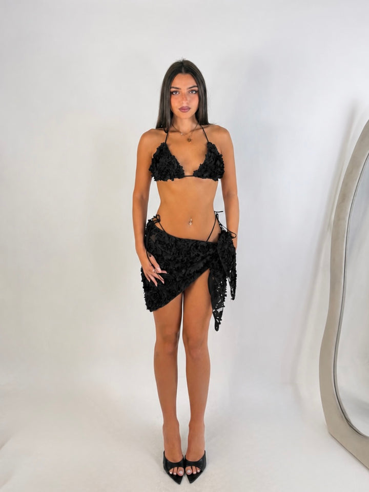 Coordinato costume e copricostume “Petalo”