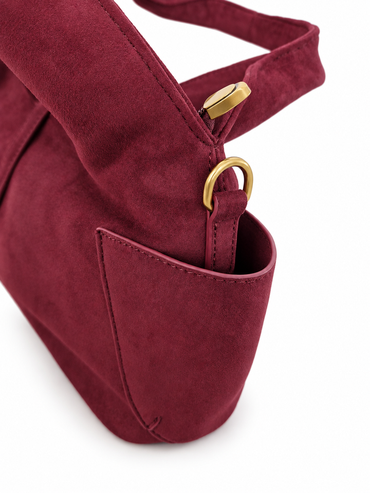 Borsa scamosciata