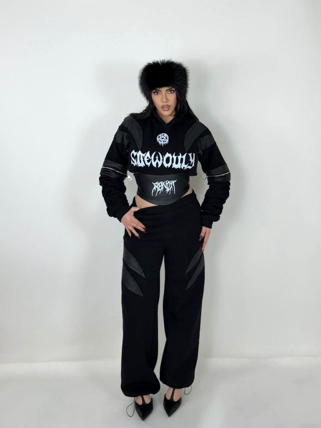 Coordinato di tuta felpato “ICE QUEEN”