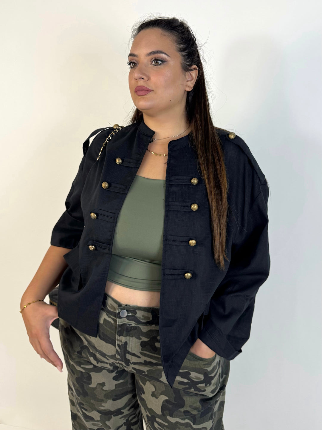 Giacca in lino “Alma”