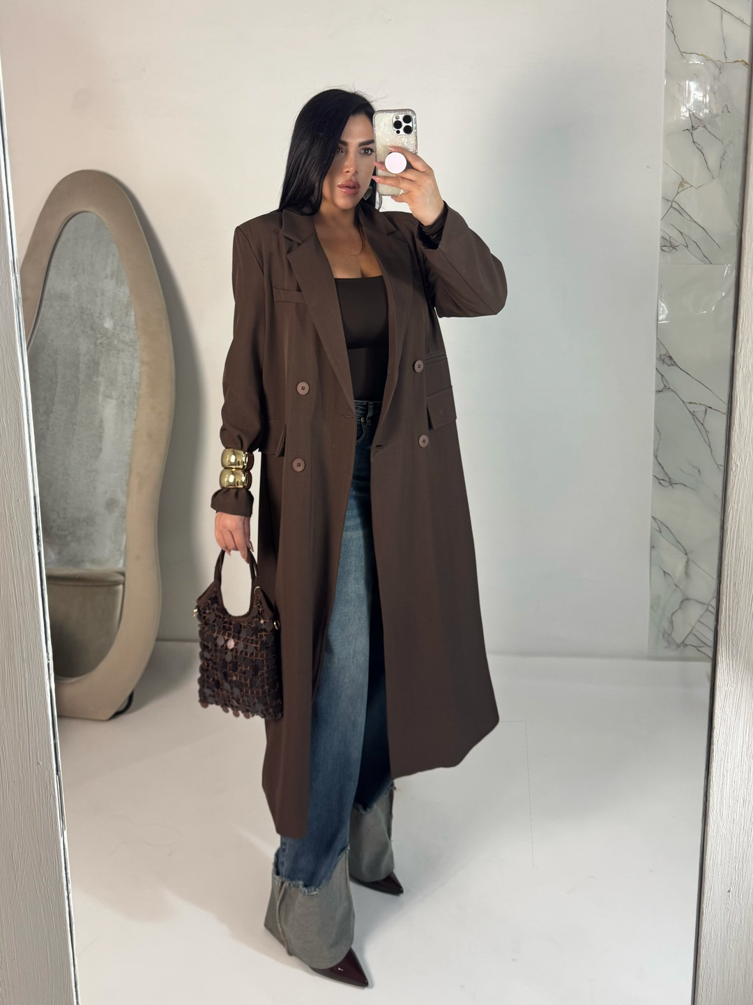 Blazer lungo “Flavia”