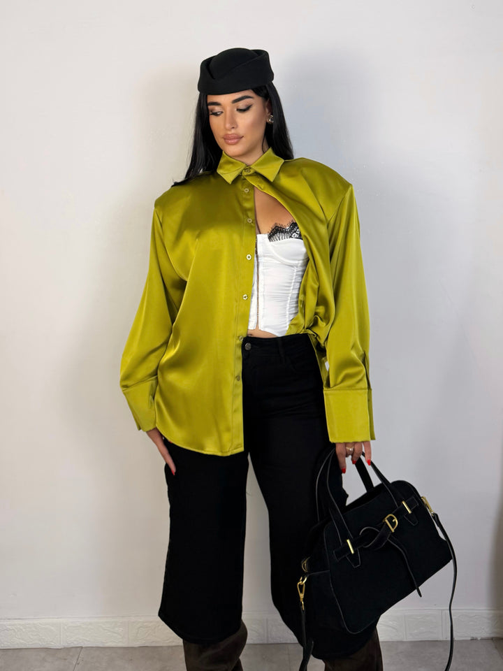 Camicia in raso JustWest “Polly”
