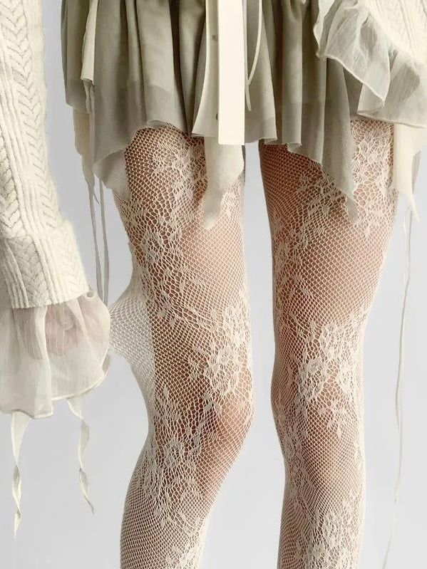 Calze in pizzo “Carol”