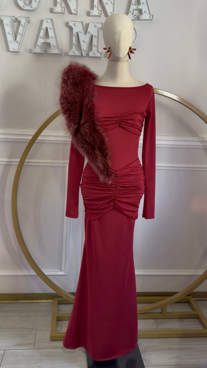 Abito lungo a sirena “Nausica”