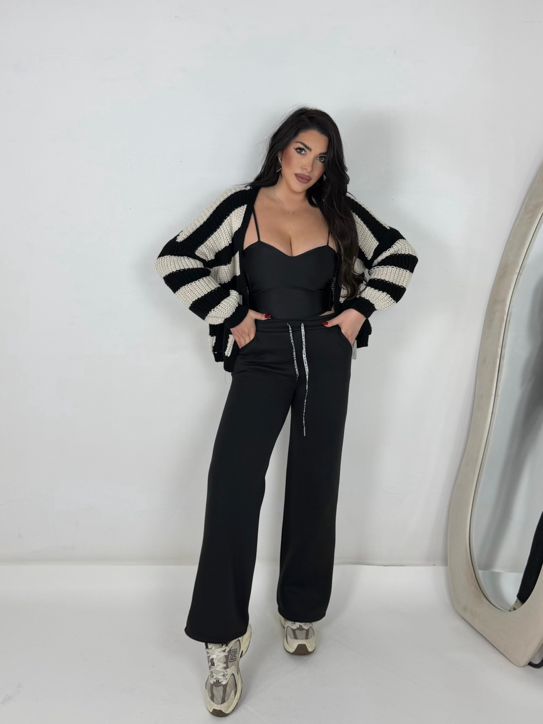 Pantaloni felpati “Julia”