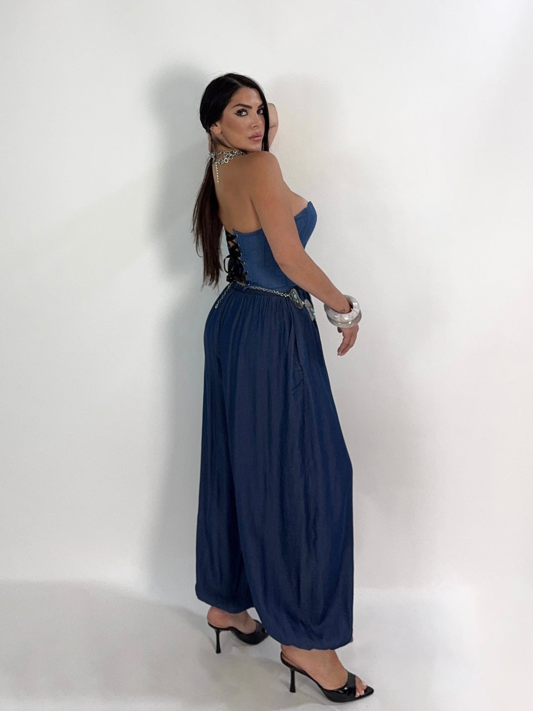 Pantaloni balloon “Denim”