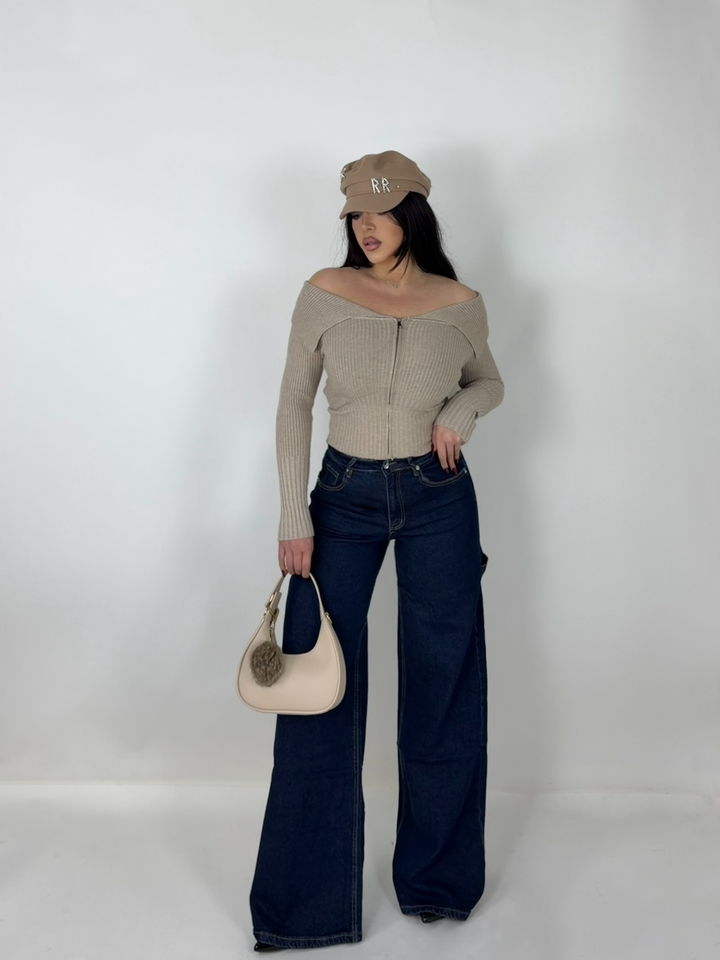 Jeans wide leg “Elettra”