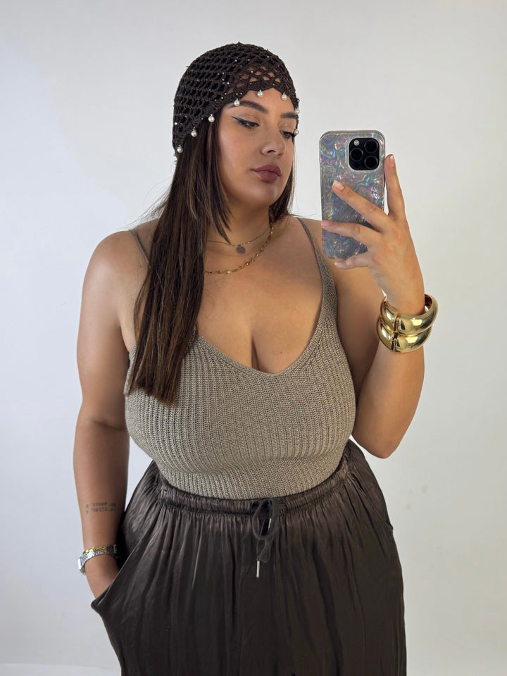 Top in crochet “Shine”