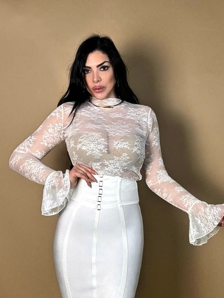 Maglia in pizzo “Morena”
