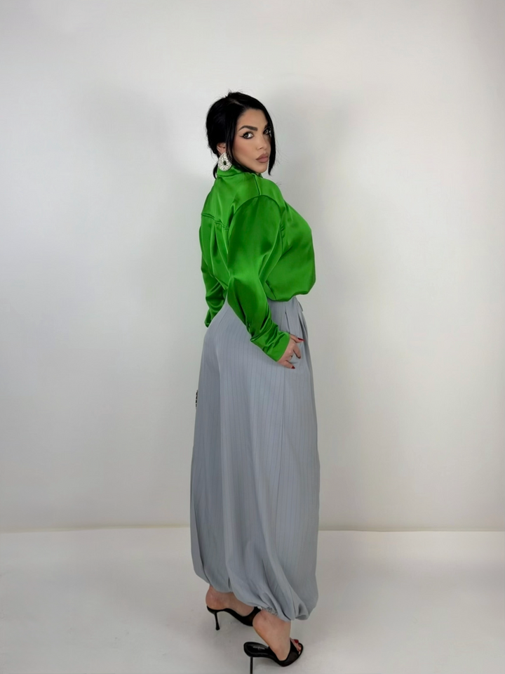 Pantaloni gessati balloon “Power”