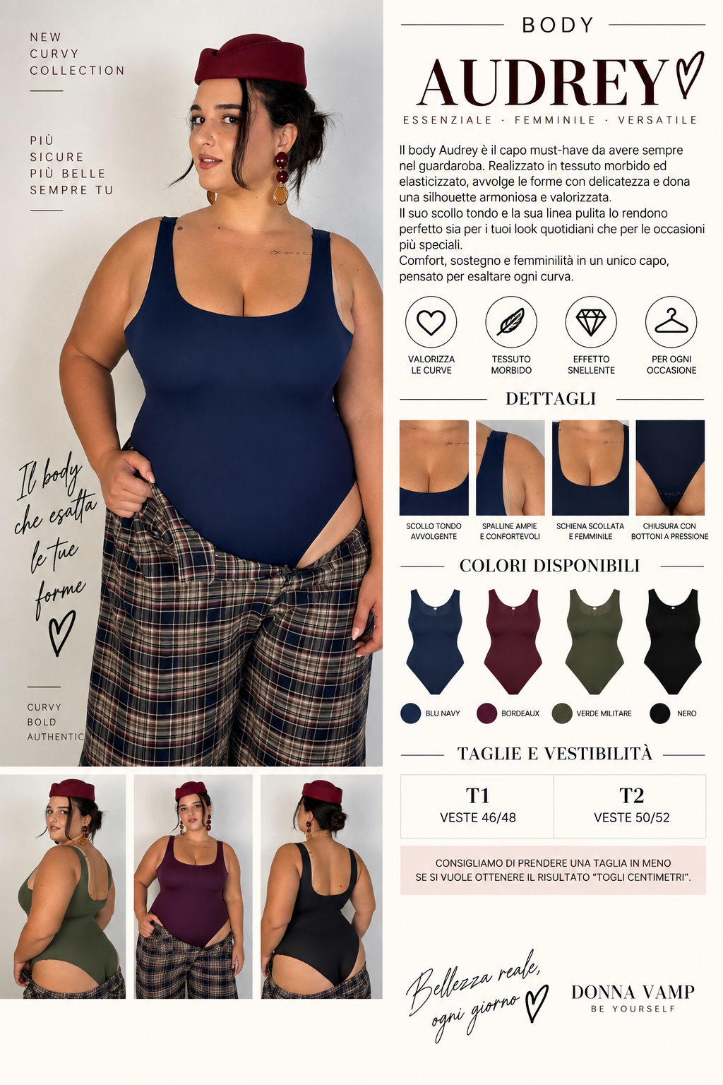 Body modellante -5kg “Audrey”