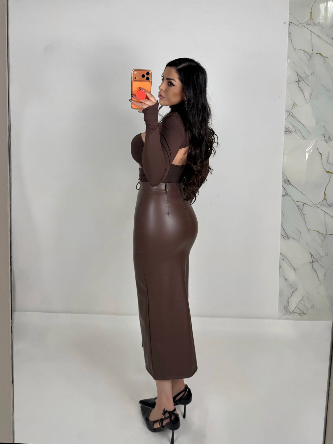 Gonna in eco pelle “Passion”