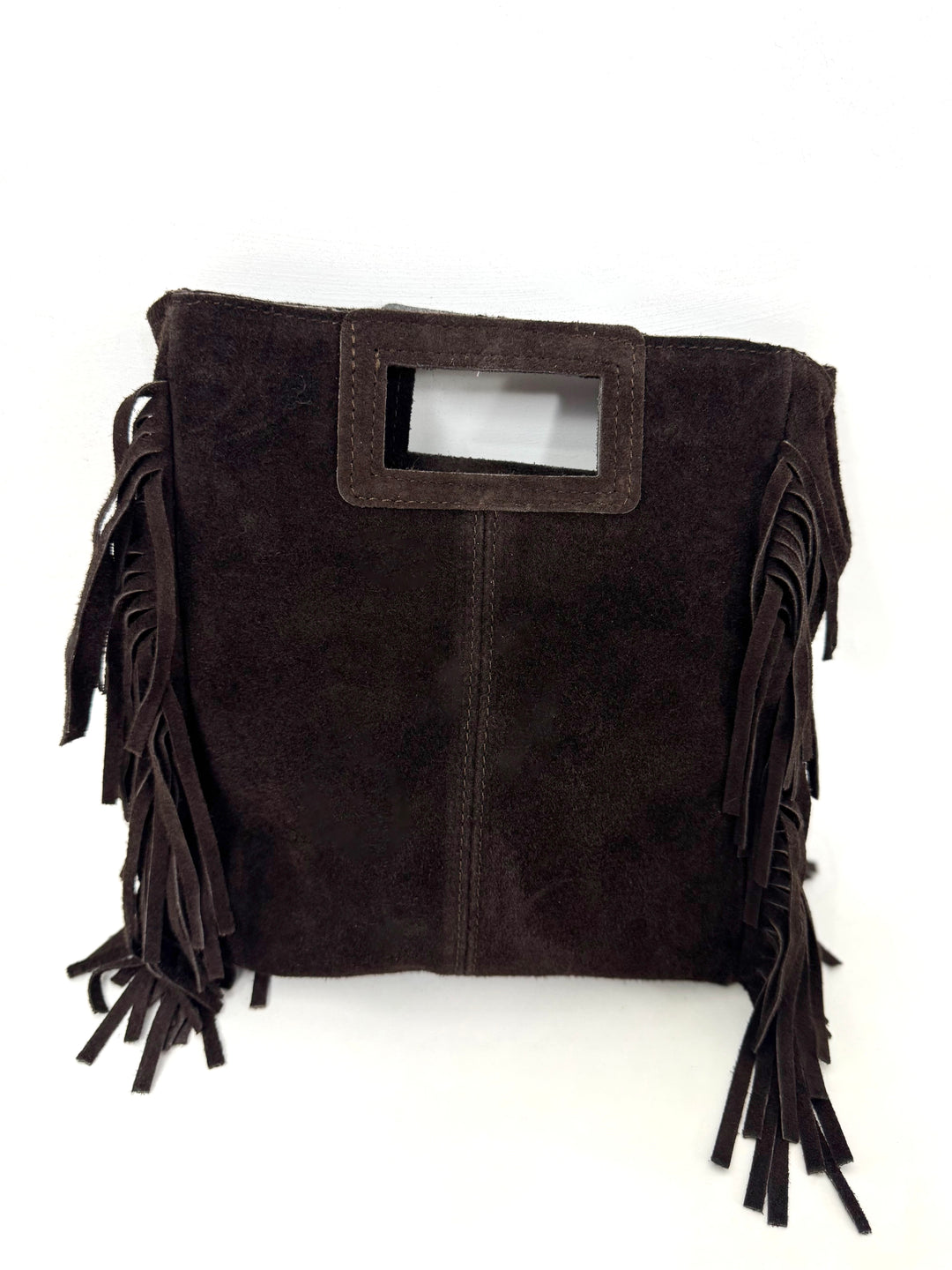Borsa scamosciata in vera pelle “Raja”