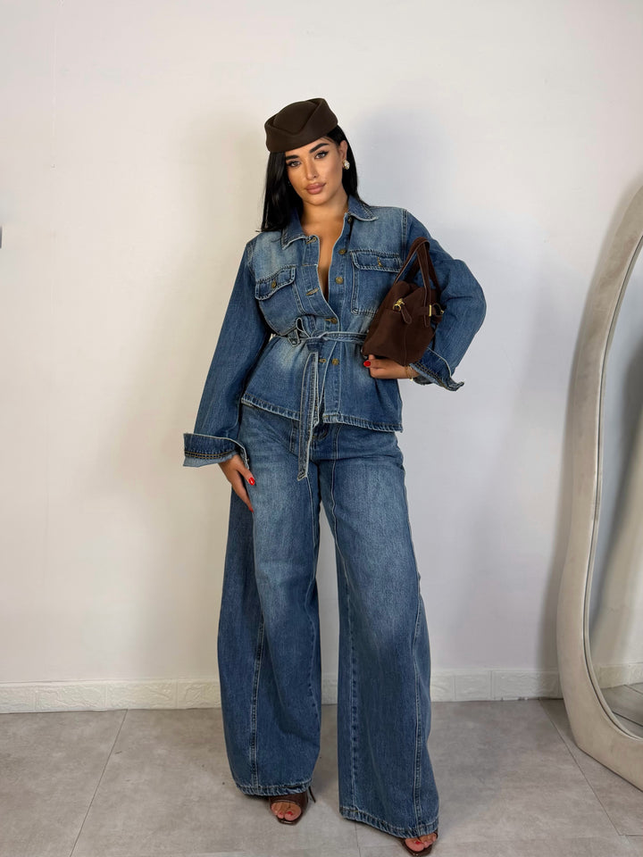 Coordinato in jeans “Brooklyn”