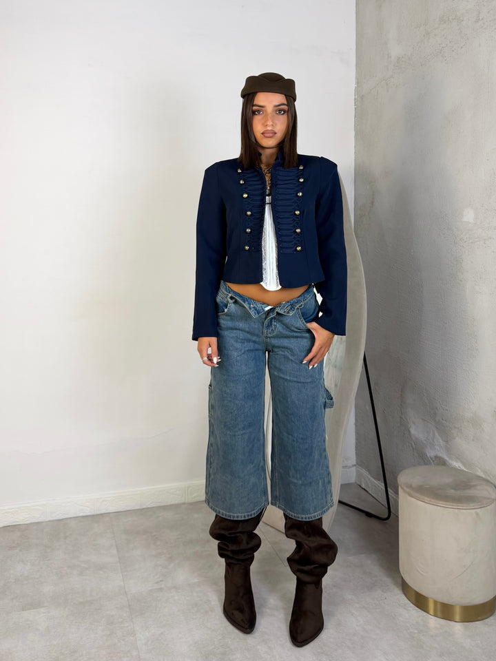 Jeans bermuda lunghi “Majestic”