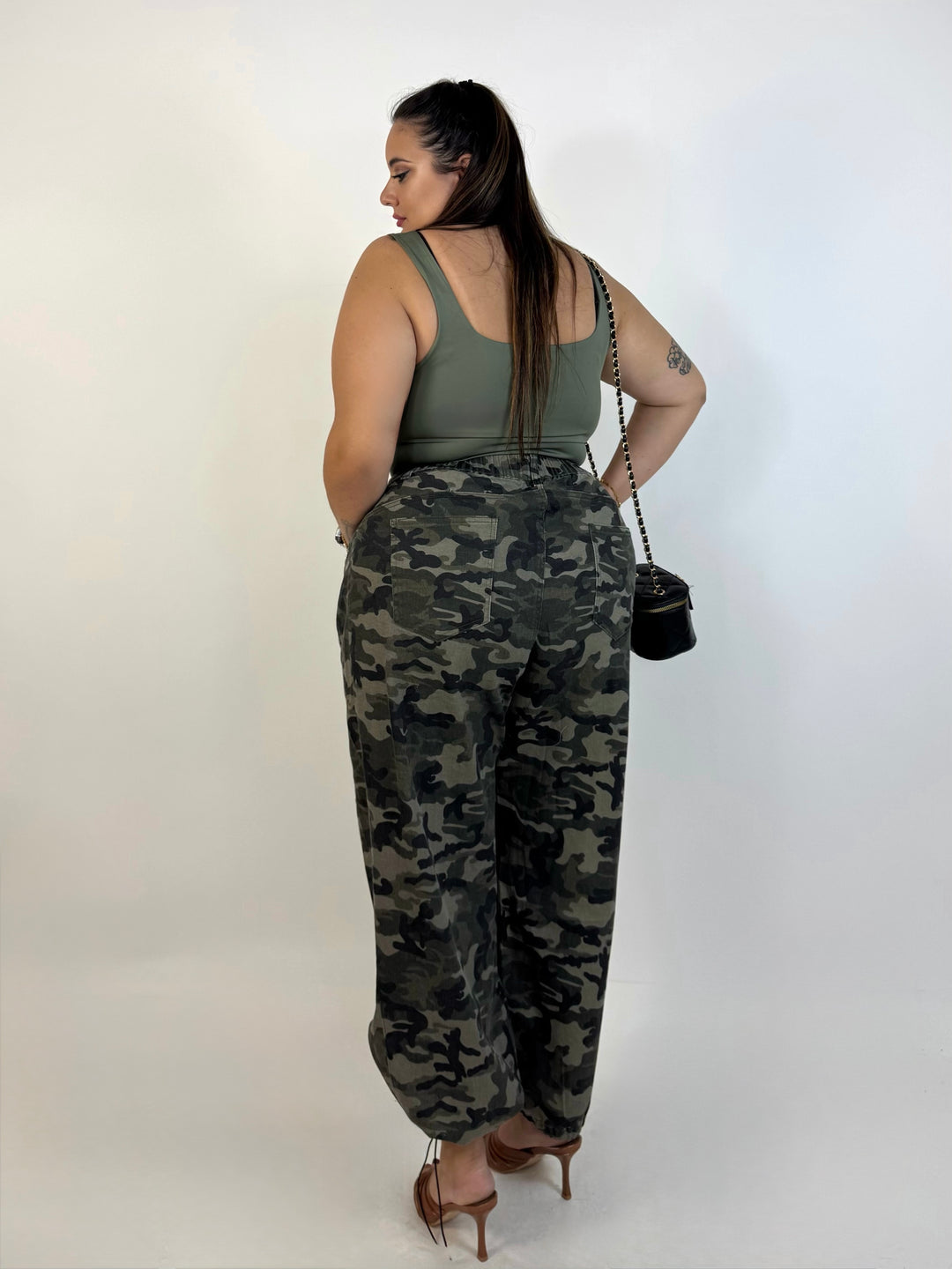 Jeans balloon militare “Roxy”