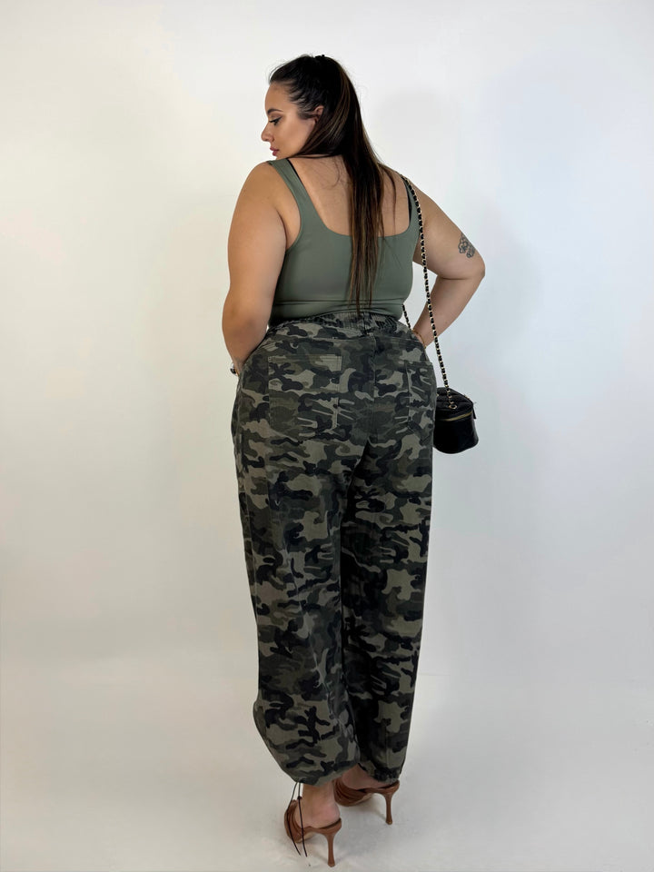 Jeans balloon militare “Roxy”