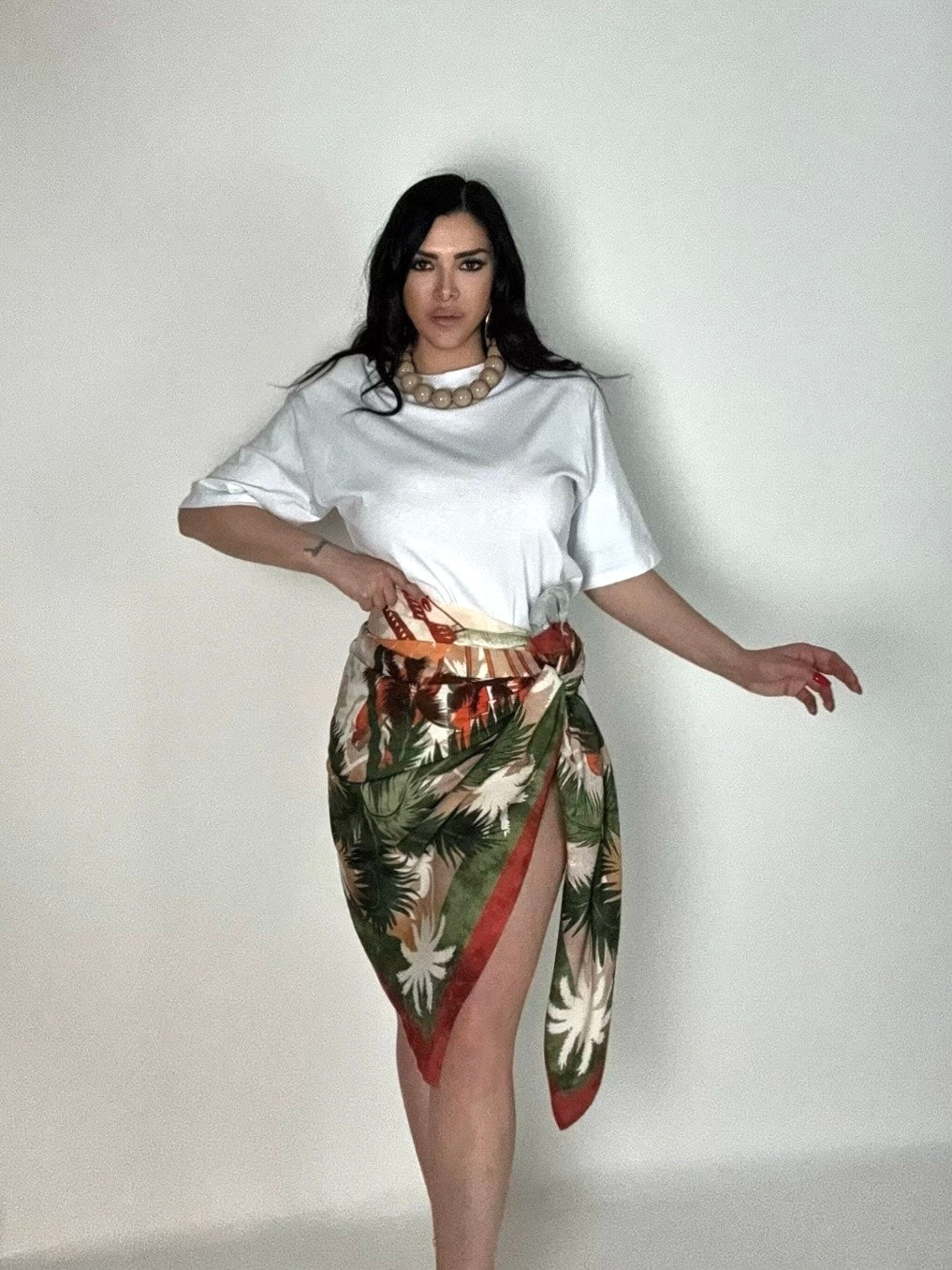 Maglia maxi con spalline “Simply”