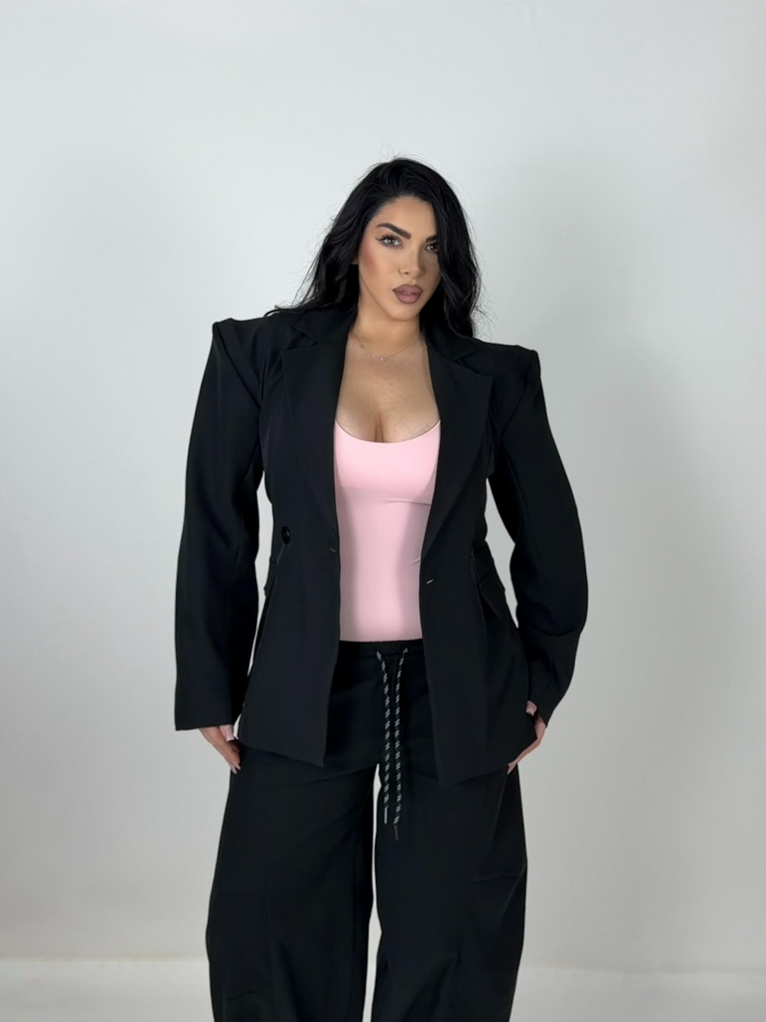 Giacca con spallina strutturata “Harmonie"