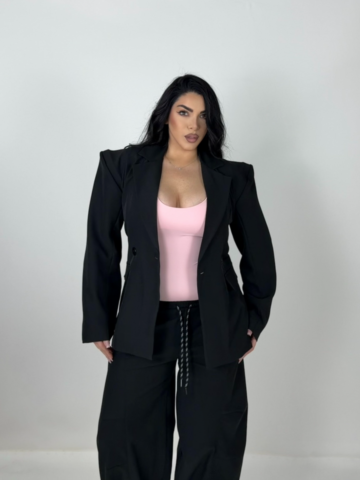 Giacca con spallina strutturata “Harmonie"