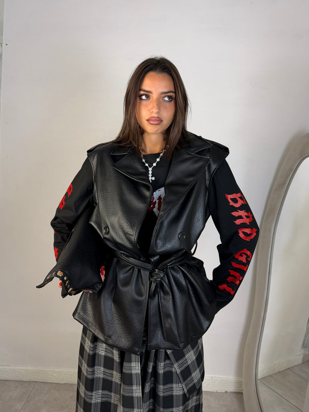 Giacca in eco pelle “Roxy”