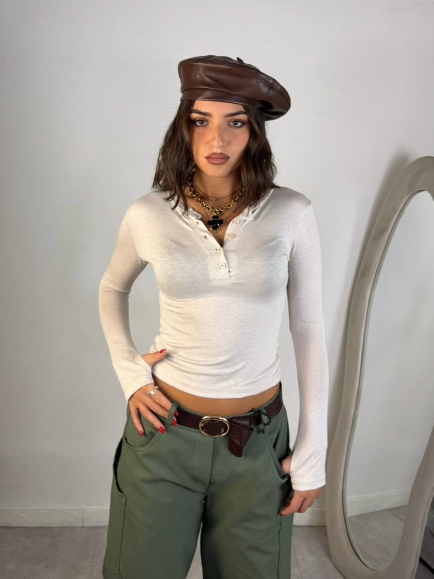 Maglia con maniche a guanto “Zaira”