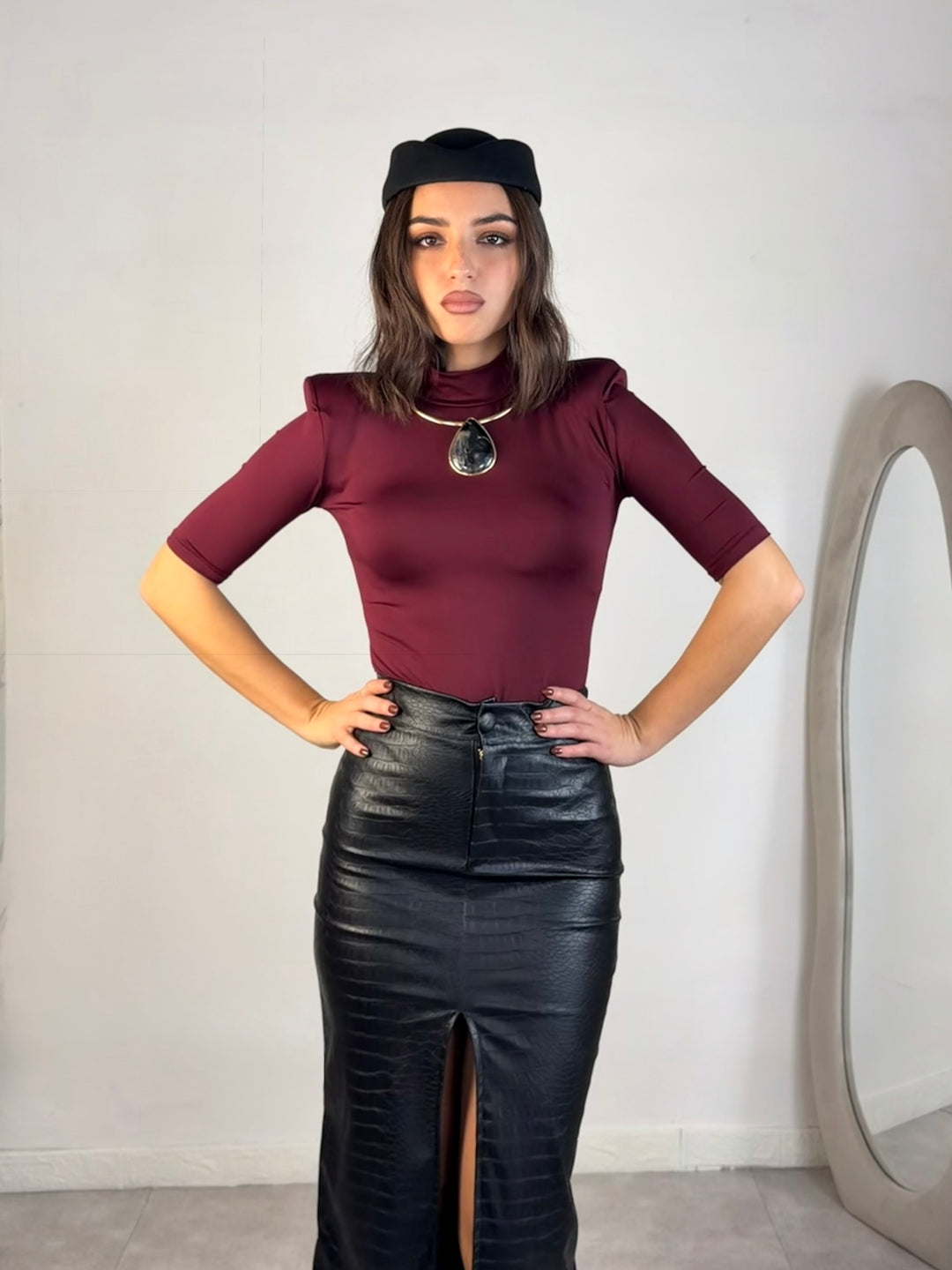 Maglia con spalline “Virginia”