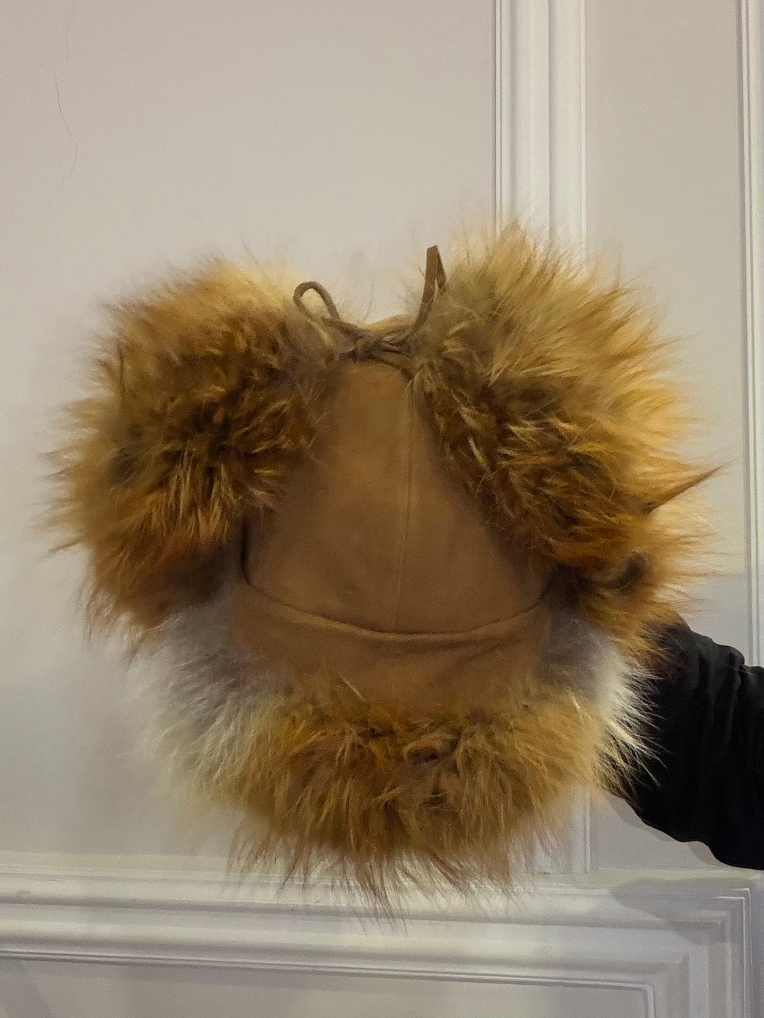 Colbacco in vera pelliccia di volpe vintage 06