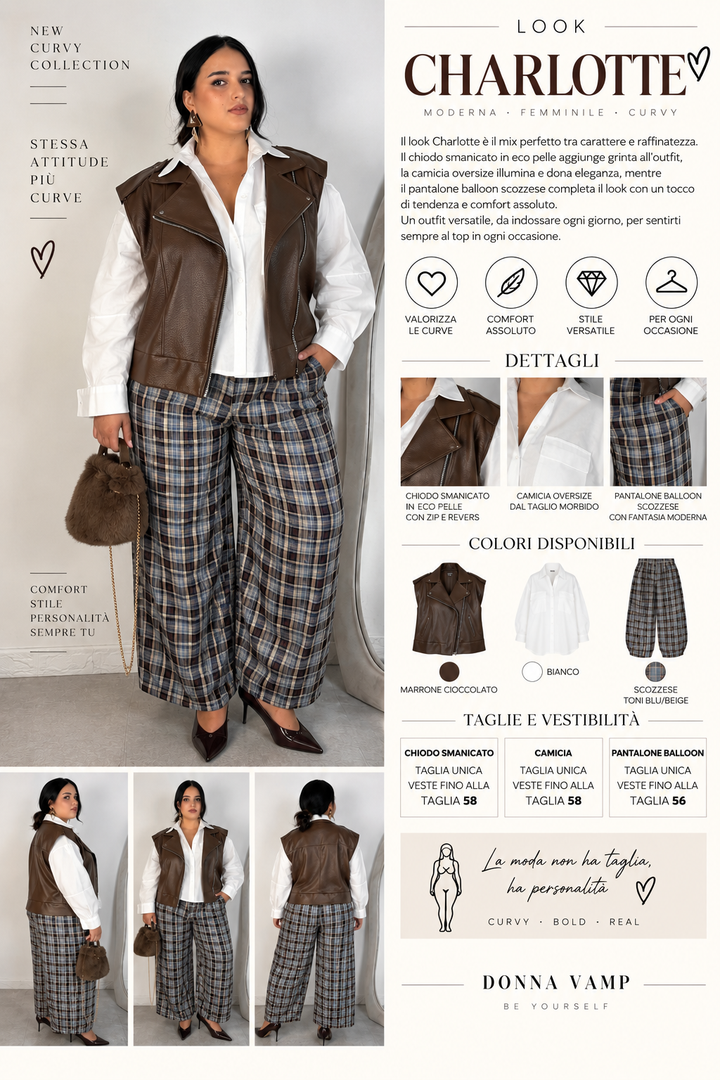 Camicia in cotone “Charlotte”