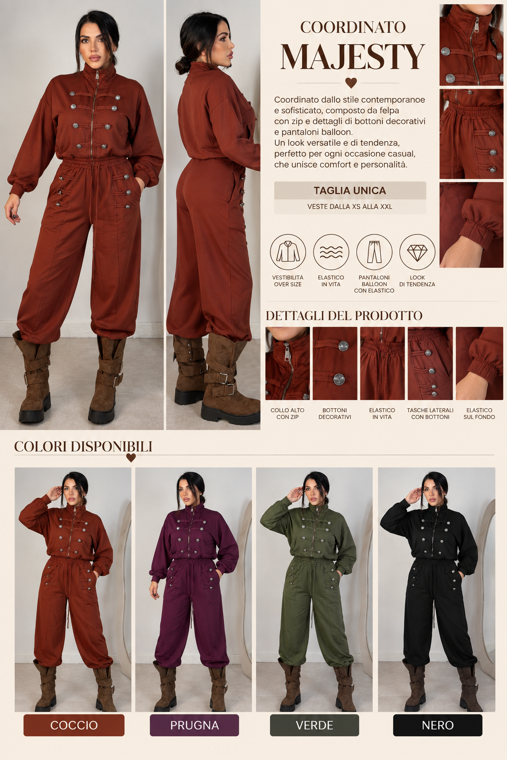 Coordinato “Majesty”