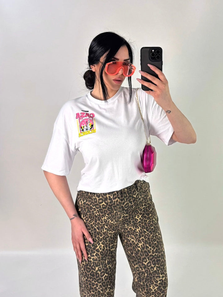 T shirt oversize “Casablanca”