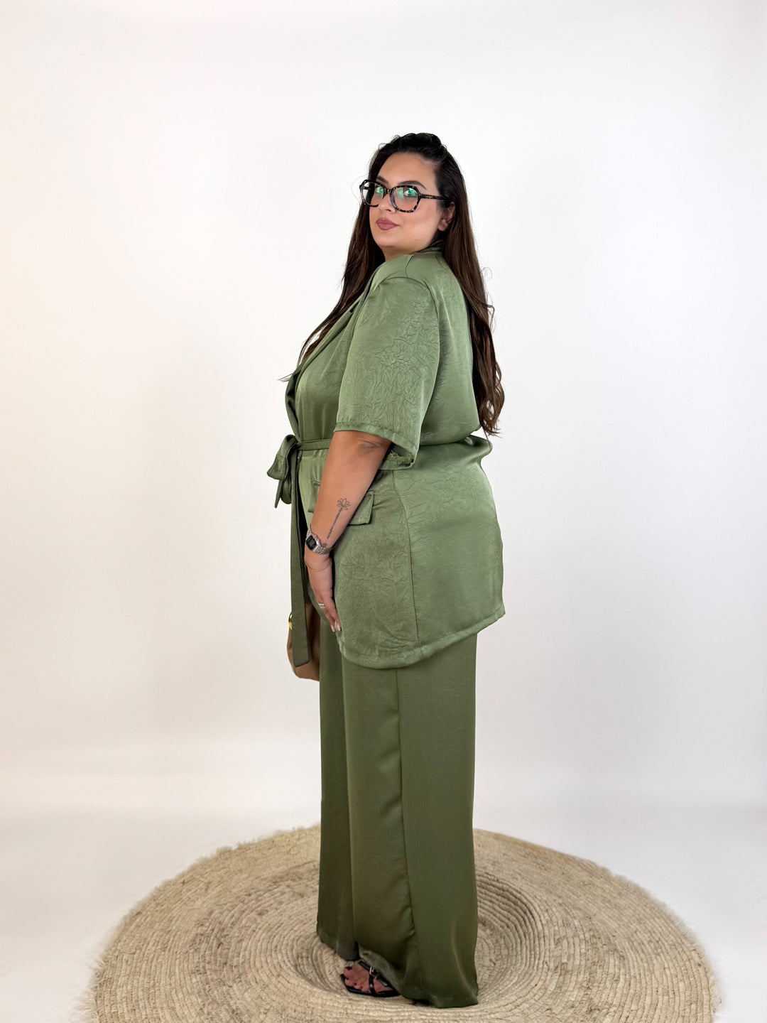 Tailleur in raso “Meraviglia”