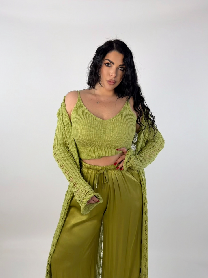 Crop top in filo “Ritual”