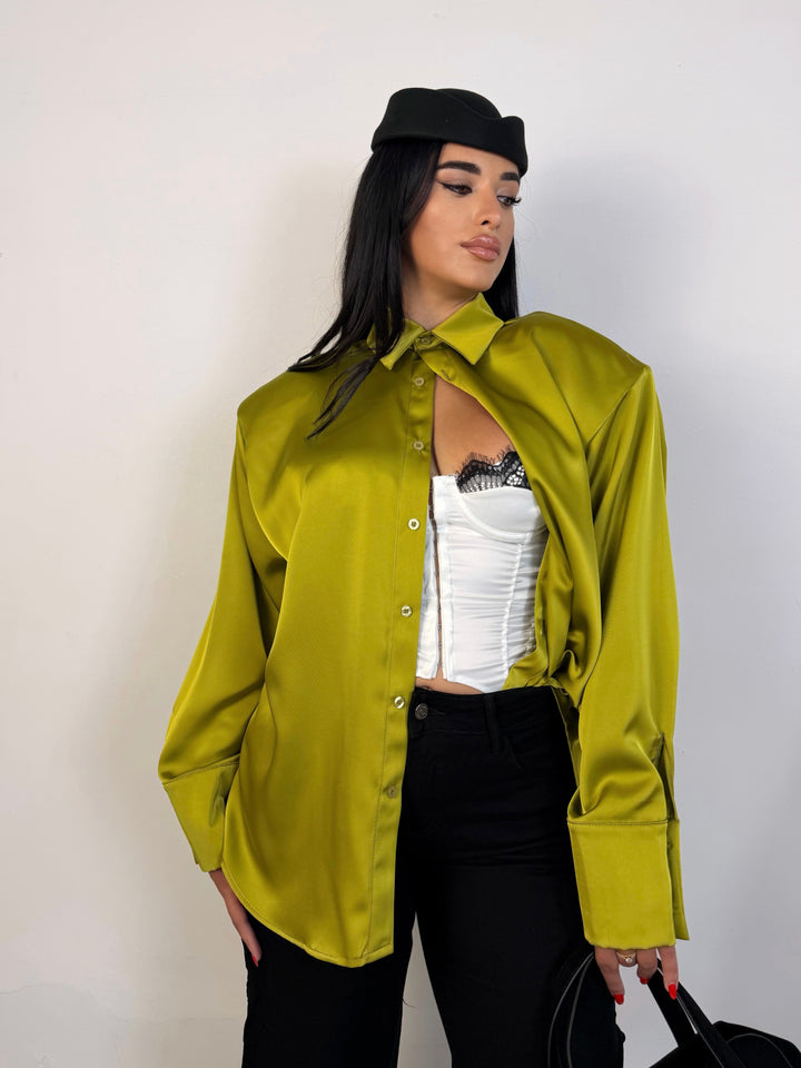 Camicia in raso JustWest “Polly”