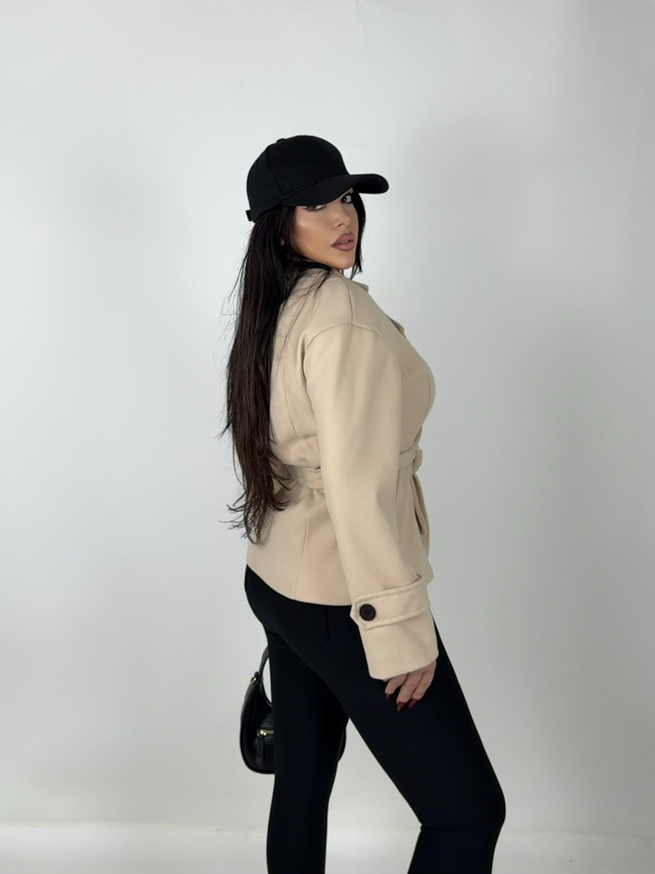 Cappotto con fusciacca “Elisabeth”