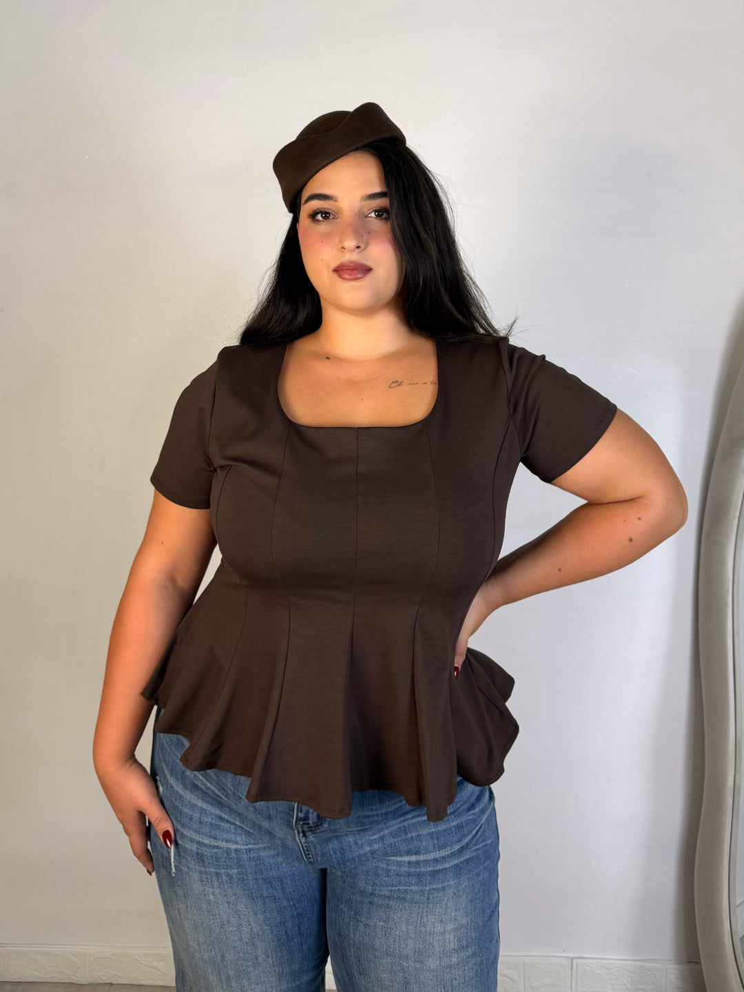Maglia peplo “Amina”
