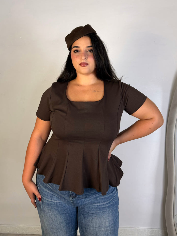 Maglia peplo “Amina”