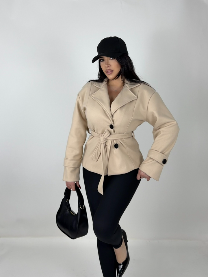 Cappotto con fusciacca “Elisabeth”