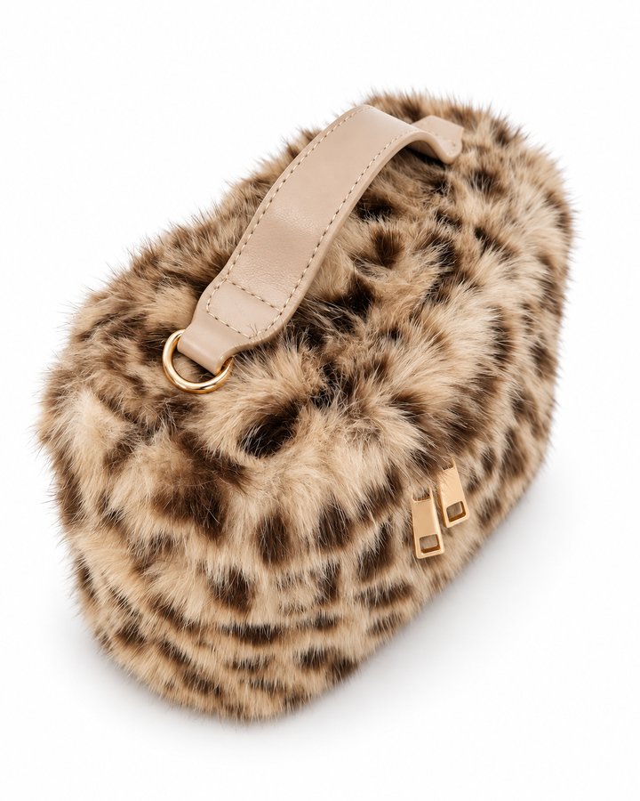 Borsa in eco pelliccia