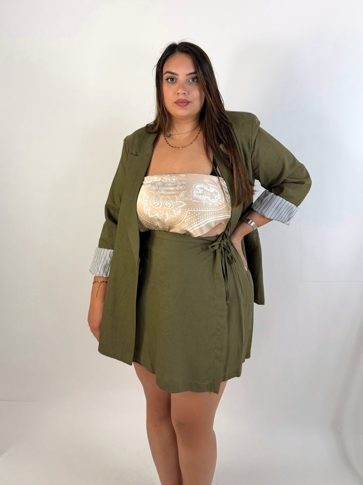 Tailleur in lino “Brianna”