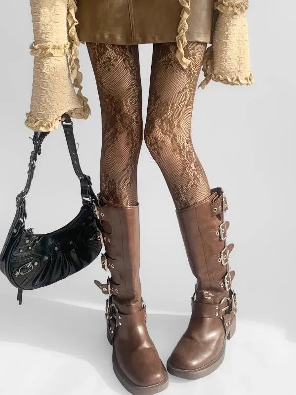 Calze in pizzo “Carol”