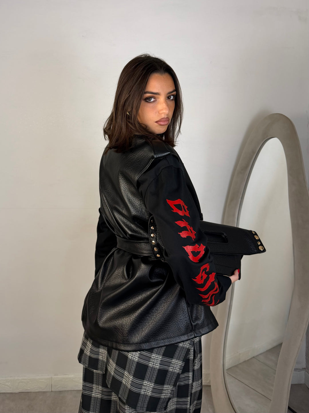 Giacca in eco pelle “Roxy”