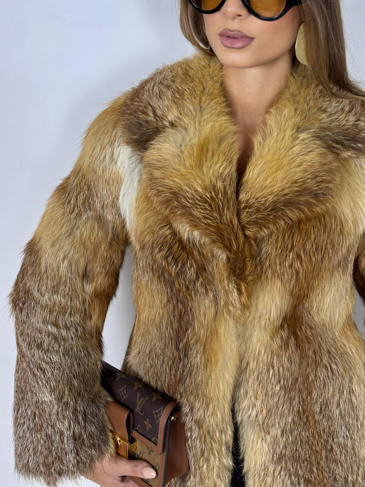 Pelliccia in marmotta Vintage 76